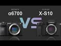 Sony alpha a6700 vs Fujifilm X-S10