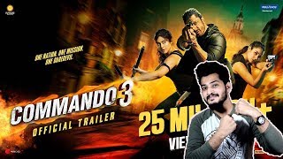 Commando 3|Official Trailer Pakistan Reaction |Vidyut, Adah, Angira, Gulshan|Vipul Amrutlal