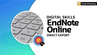 Direct export | EndNote Online Classic