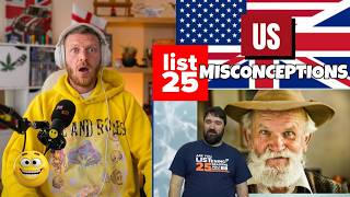 British Guy Reacts To 25 COMMON MISCONCEPTIONS ABOUT THE USA