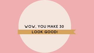 30th Birthday Quotes - Make this One Special