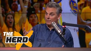 Warriors win Game 1 of 2017 NBA Finals, Kevin Durant impresses - Colin reacts | THE HERD