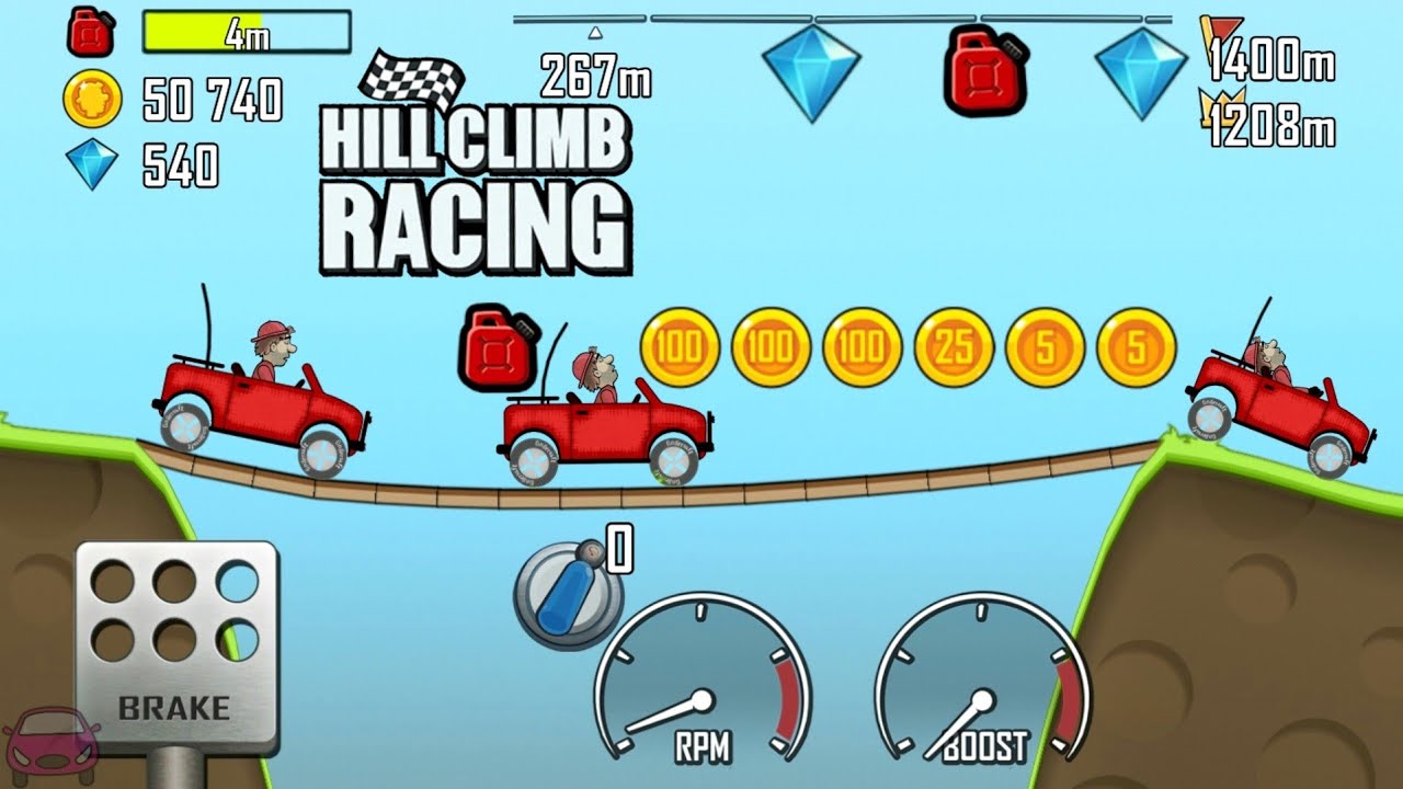 Hill Climb Racing Game Developer: Fingersoft Gameplay- IOS & Android ...