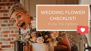 Ultimate Wedding Flower Guide | Checklist