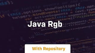 java rgb