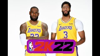 NBA 2K22 Mobile- Street Basketball; LeBron James VS Anthony Davis (1 VS 1)