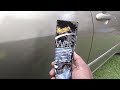 meguiar's black wax test on brown paint job look at the gloss