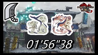 【MHRiseSB】赤緑の円舞曲 リオレイア リオレウス 大剣ソロ 01’56”38/Rathian Rathalos GSsolo