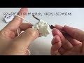 how to crochet a puff snowflake ❄️ step by step puff stitch crochet