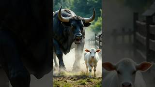 Aggressive Bull killed a White Cow and her small calf shocked