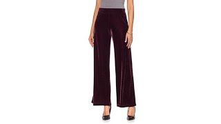 N Natori Solid Velvet Pant