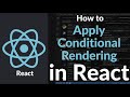 How to Apply Conditional Rendering in React | Show/Hide UI with If-Else, Ternary & Logical Operators