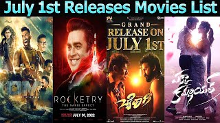 July 1st 2022 Releases Movie List Om Bairagee Rocketry Pakka Comercial