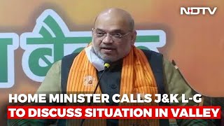 Kashmir Targeted Killings: Amit Shah Calls Lt Governor, Seeks Explanation