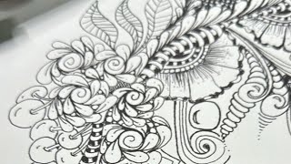 Free form Mix Zentangle doodle #jasko RANDONAUTICA series please subscribe.
