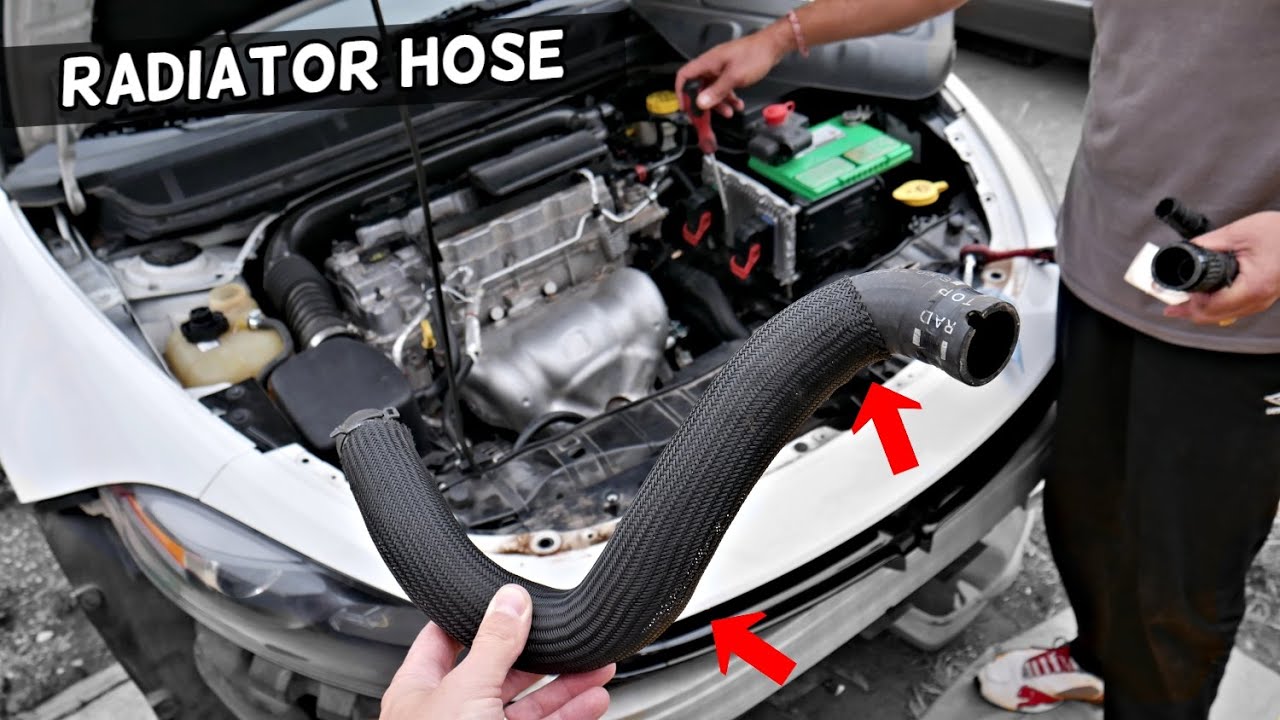 HOW TO REPLACE RADIATOR HOSE ON A CAR - YouTube