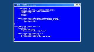 The Rounded Rectangle in java