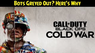 Call of Duty: Black Ops Cold War 💠 Bots Not Working Well? Here's What You Can Do.