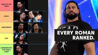 Ranking EVERY WWE Games Roman Reigns Model From WORST To BEST