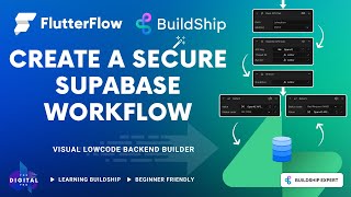 #BuildShip + #FlutterFlow - Create a secure #Supabase Workflow!