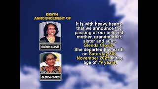 Glenda Clovis ~ Short Obituary