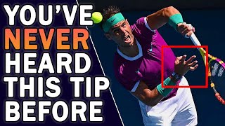 You Have Never Heard This Powerful Tennis Serve Lesson Before!