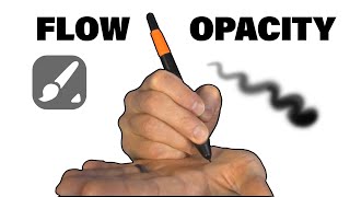 Brush Flow vs Opacity - for Mouse \u0026 Pen