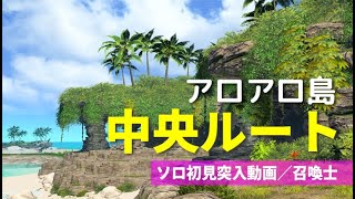 アロアロ島中央ルート／召喚士ソロ初見／ヴァリアントダンジョン