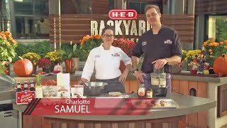 HEB Pumpkin and Cranberry Scones with Maple Butter