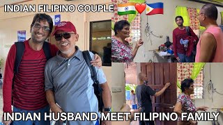 🇮🇳🇵🇭 MY INDIAN HUSBAND MEET MY FILIPINO FAMILY! Cebu Immigration Experience | Indian Filipino Couple