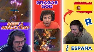 XIXAUXAS BEEF A NISSAXTER? 🤔 - R POR ESPAÑA 🤣Mejores Momentos LOL español #9