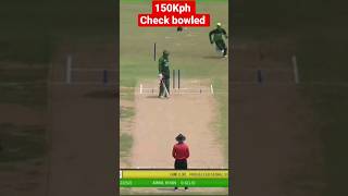 Fast Bowling 150kph Aimal Khan Pak u19 fast bowler #fastbowling #shoaibakhtar #ihsanullah #harisrauf