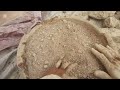 asmr new crumbling video soft red mud dirt yummy water crumbling