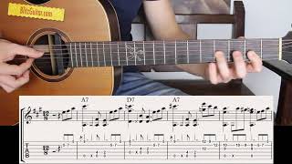 The Easiest Blues on Acoustic Guitar | Beginner Friendly