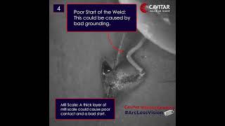 #ArcLessVision with Cavitar Welding Camera on ABB Robot MIG Weld - Defects and Errors P4