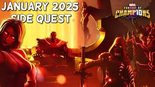 January 2025 Side Quest | Vault Of The Deathless | Less Rewards? | Marvel Contest of Champions