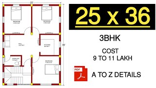 25*36 house design | 25x36 house plan | 25 by 36 house design | 25x36 | ENGINEER GOURAV | HINDI