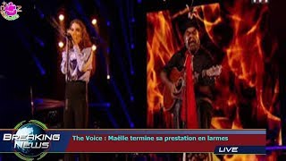 The Voice : Maëlle termine sa prestation en larmes