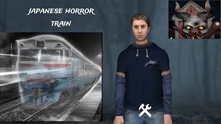 I found the ghost in Japanese Horror train #scarystories #scarygaming