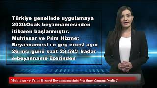 Muhtasar ve Prim Hizmet Beyannamesinin Verilme Zamanı Nedir?