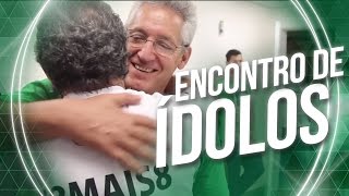 Ídolos de Palmeiras e Santos se encontram no Allianz Parque