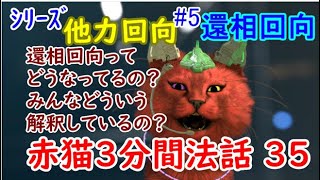 赤猫3分間法話 35 ｼﾘｰｽﾞ他力回向#5 還相回向について