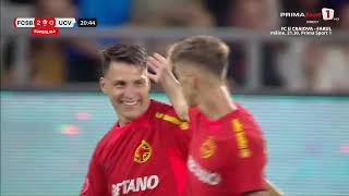 GOOOL! FCSB-CSU Craiova 2-0. Radunovic înscrie din apropiere, după o nouă gafă a lui Mitriță