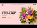 Flower Website Using HTML & CSS | Step by Step Tutorial | Fast Code