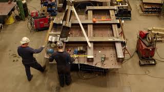 Fabricating the worlds largest underground ore bins