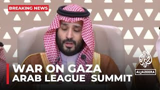 Arab League holds summit: Regional leaders gather in Riyadh to discuss war
