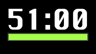 51 Minute Timer [ Progress Bar ] - 4K 60 FPS