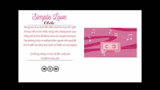 Simple Love (Audio Lyrics) - Obito