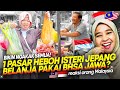 🇮🇩 SATU PASAR HEBOH ISTRI JEPANG BELANJA PAKAI BAHASA JAWA?! BIKIN NGAKAK SEMUANYA!! 🇲🇾 REACT