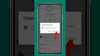 How to delete WhatsApp group|How to delete WhatsApp group for everyone #shorts #whatsapp #shortvideo